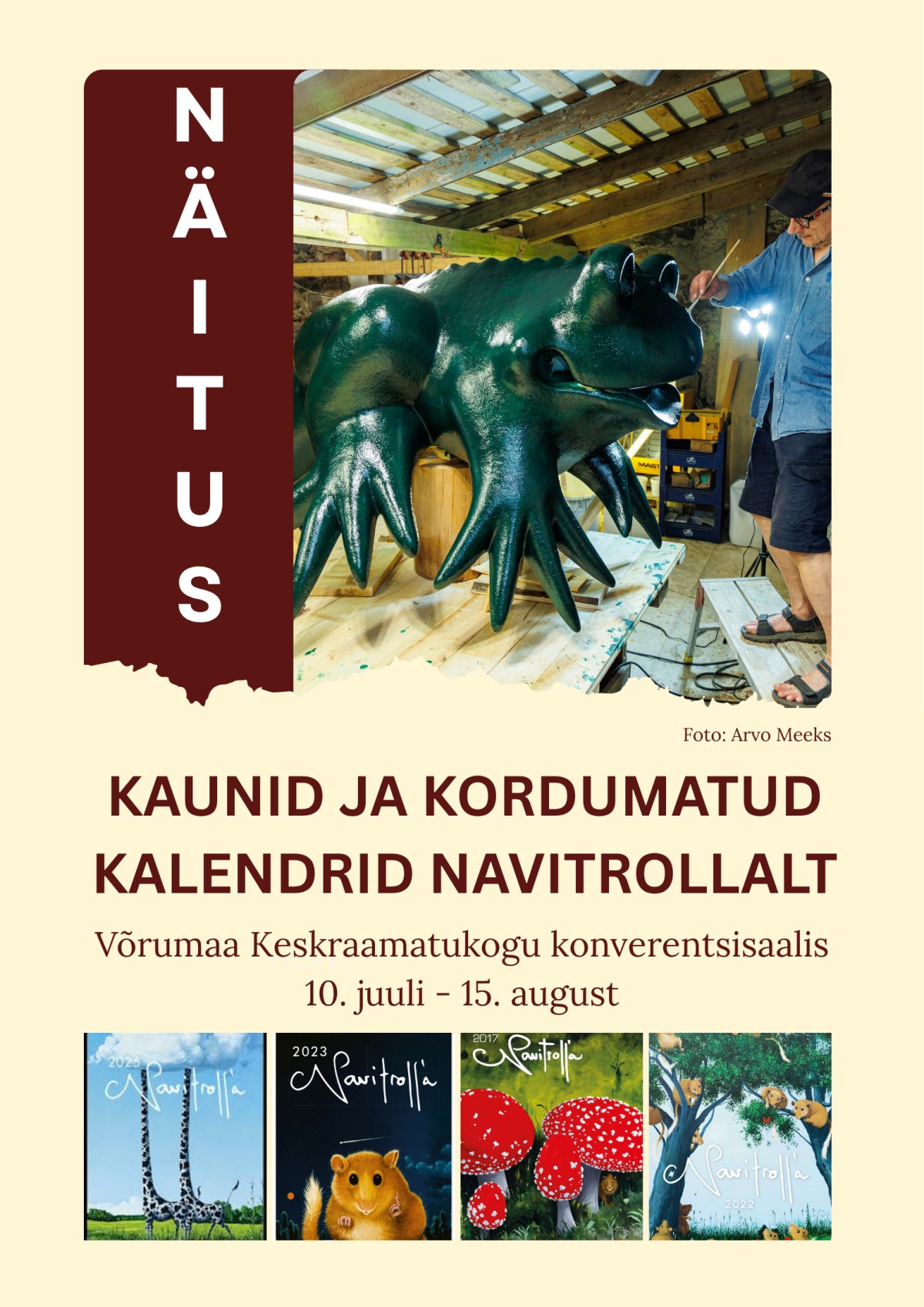 Kaunid ja kordumatud kalendris Navitrollalt