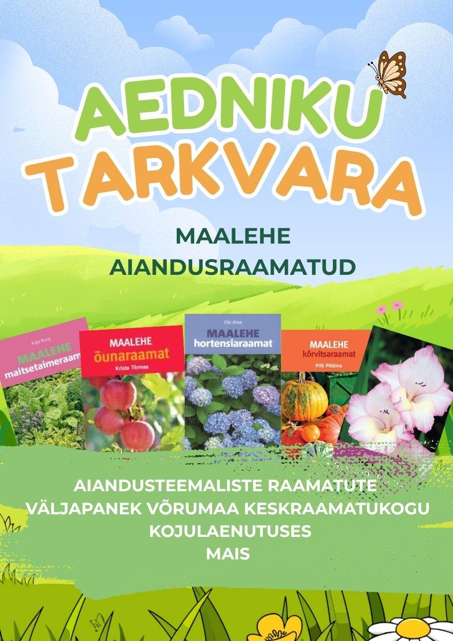Aiandusteemaliste raamatute väljapanek 