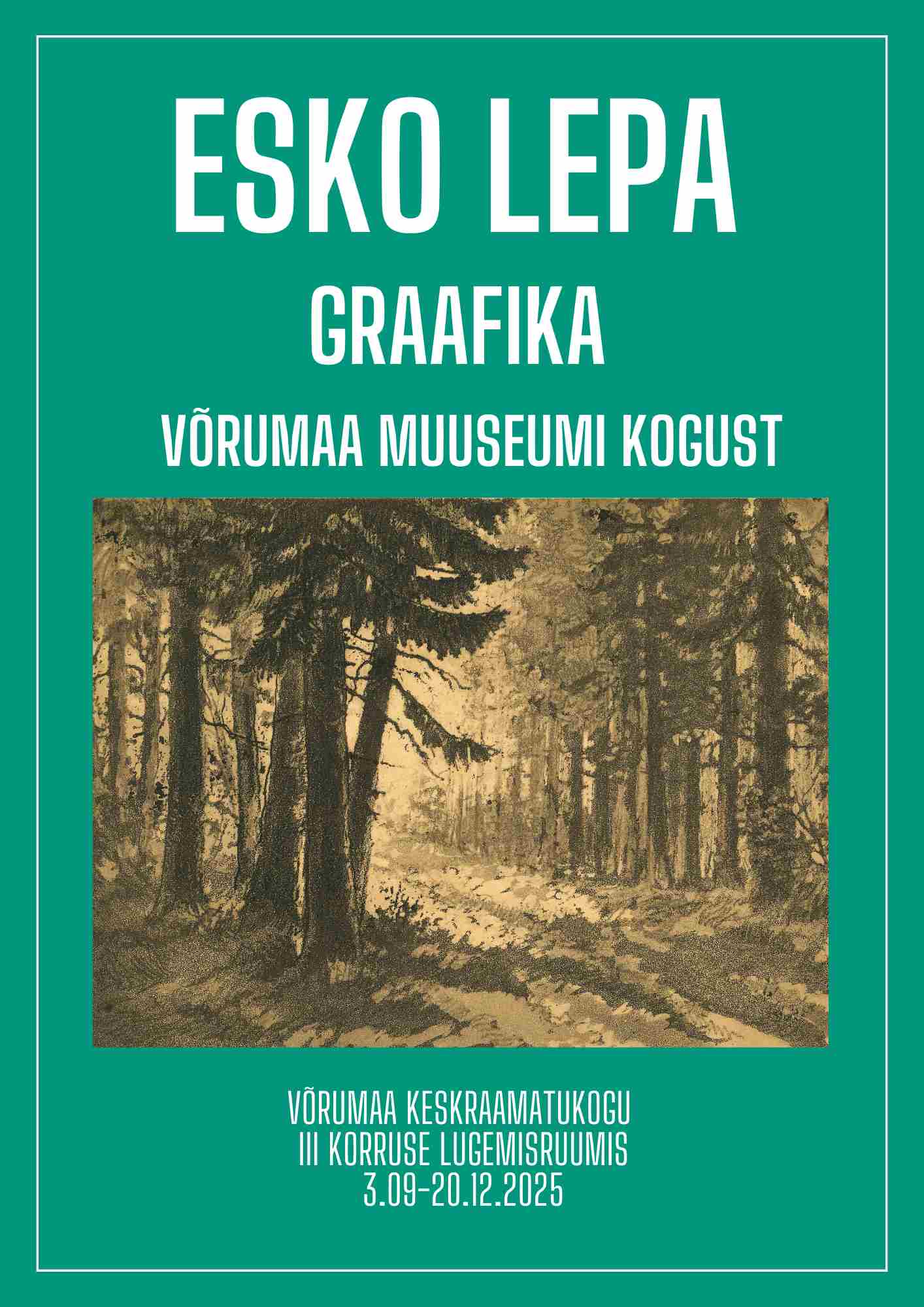 Esko Lepa graafika Võrumaa Muuseumi kogust