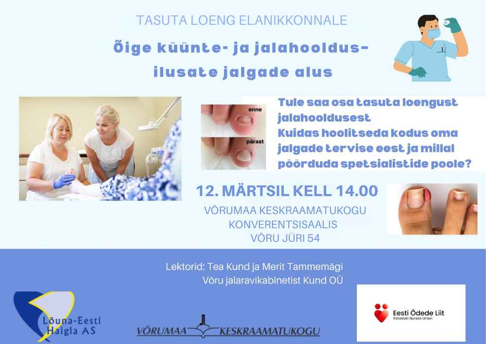 Tasuta loeng küünte- ja jalahooldusest