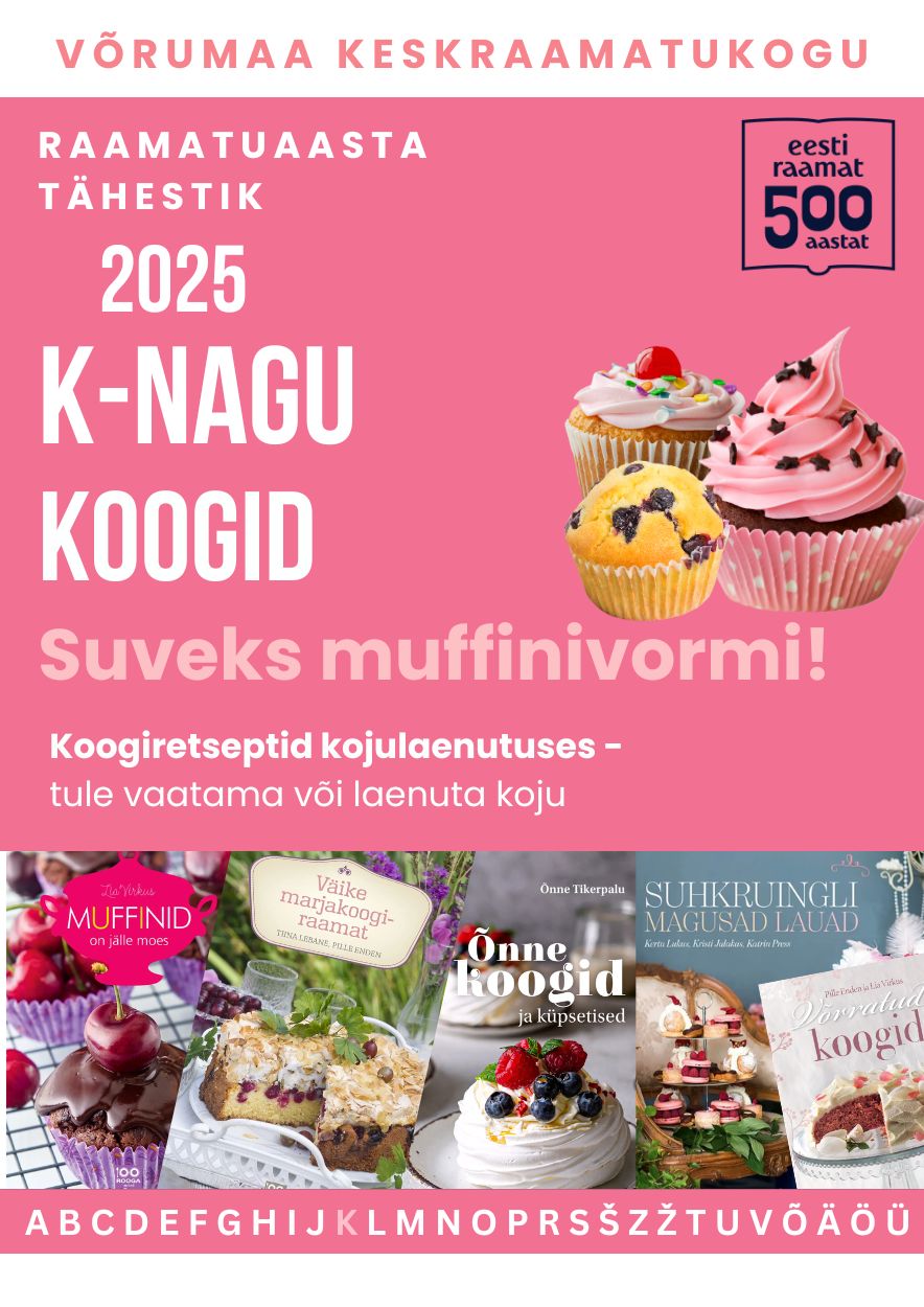 Raamatuaasta tähestik. K - nagu koogid.