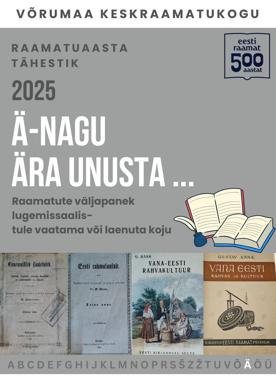 Raamatuaasta tähestik. Ä - nagu ära unusta...