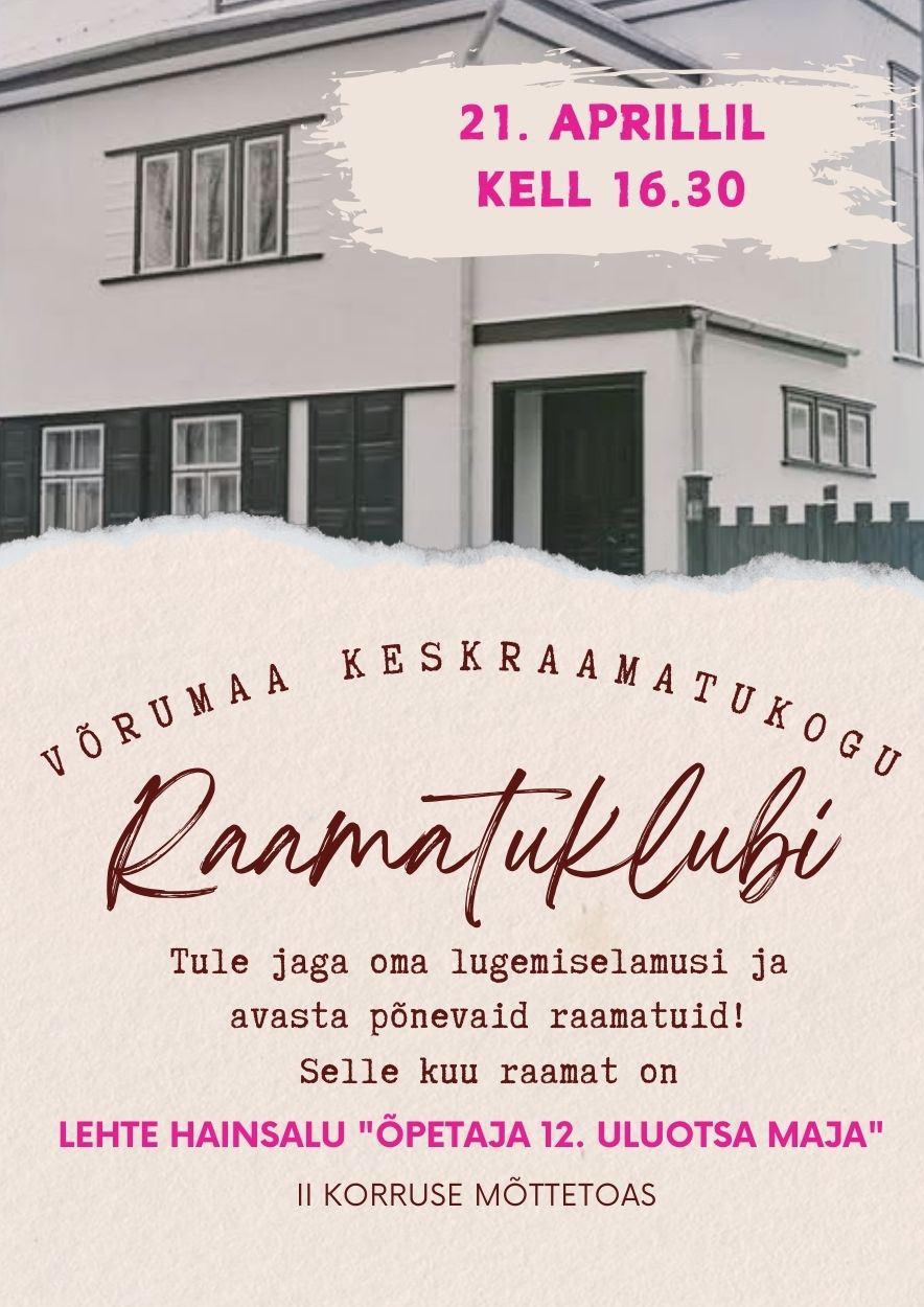 Raamatuklubi. Lehte Hainsalu 