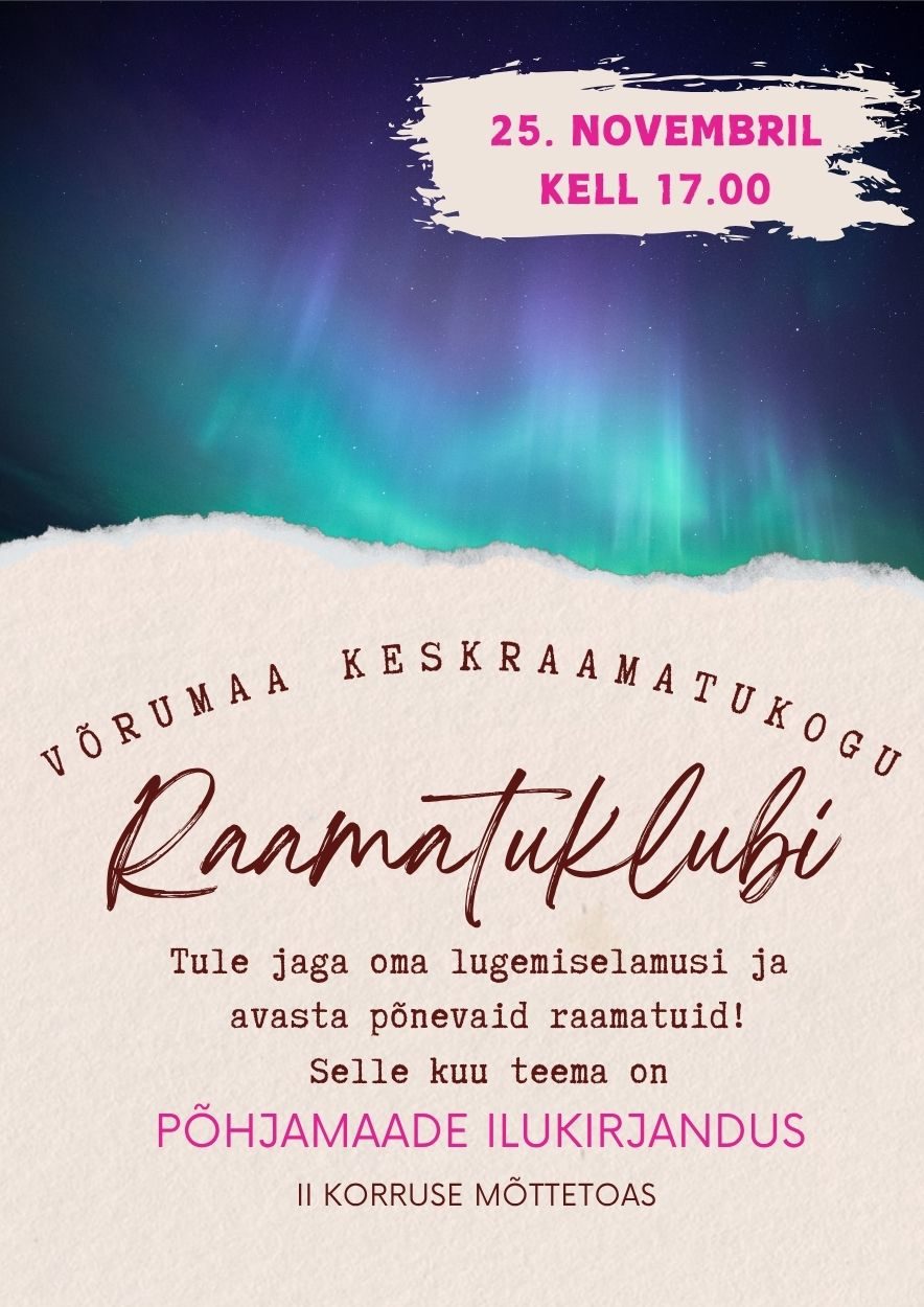 Raamatuklubi - Põhjamaade ilukirjandus.