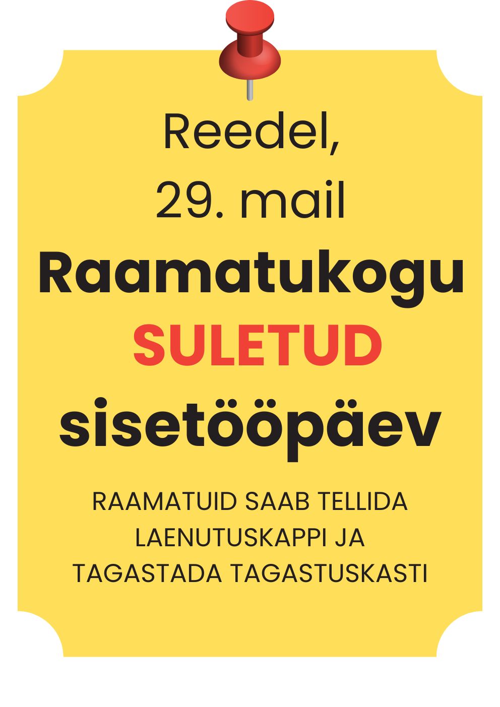 Sisetööpäev mais