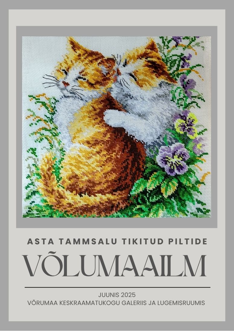 Asta Tammsalu tikitud piltide võlumaailm