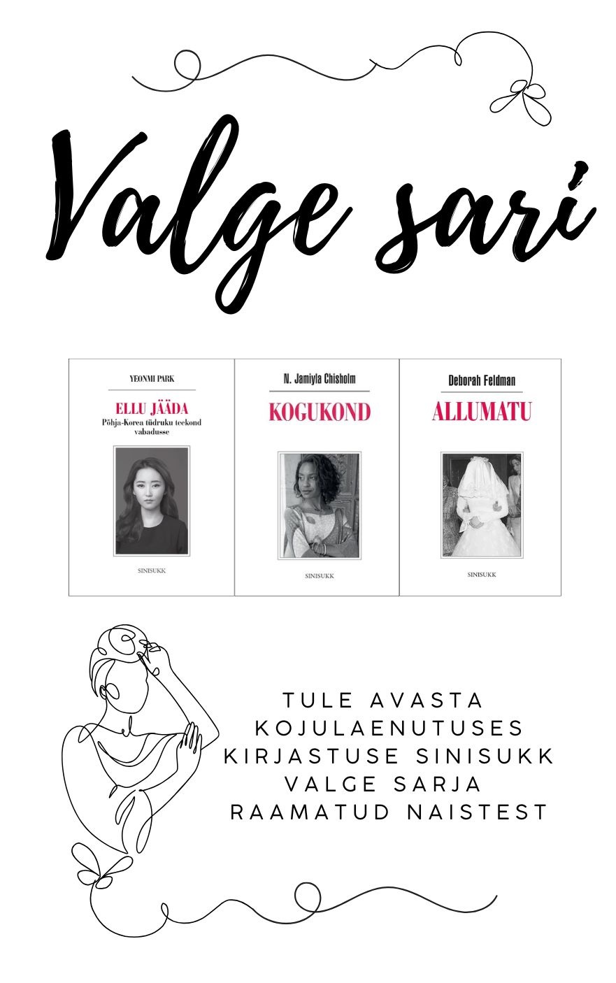 Valge sarja raamatute väljapanek